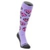 Brabo Socks Hearts – Purple Cheetah -Hockeywebshop 318.08320.040 1