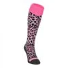 Brabo Socks Cheetah – Soft Pink -Hockeywebshop 318.08450.020 socks BC8450B cheetah soft pink 1