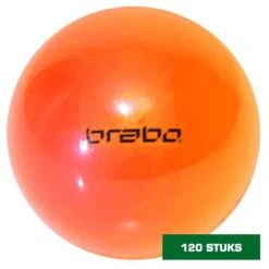 Brabo 120 Pieces Match Hockey Ball Smooth Orange