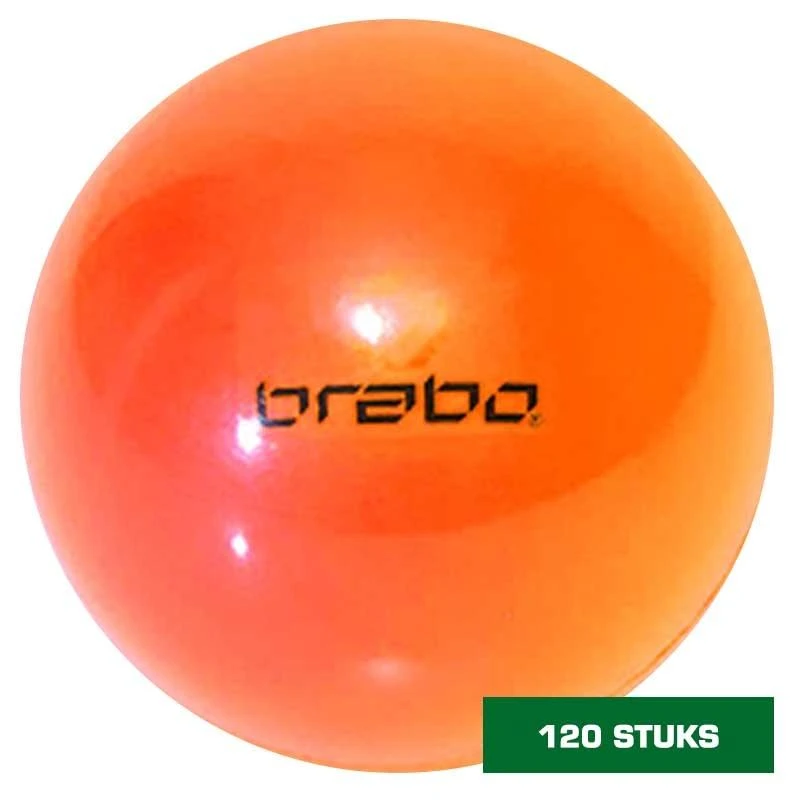 Brabo 120 Pieces Match Hockey Ball Smooth Orange 3 Brabo 120 Pieces Match Hockey Ball Smooth Orange