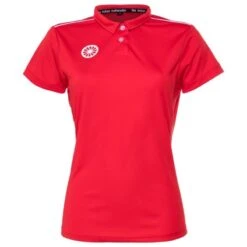 The Indian Maharadja Women Tech Polo Shirt IM – Red