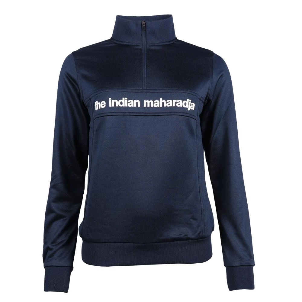 The Indian Maharadja Women Poly Terry Half Zip – Navy 3 The Indian Maharadja Women Poly Terry Half Zip – Navy