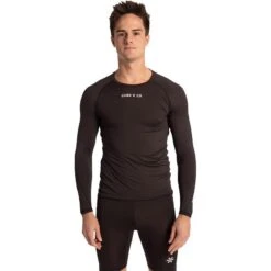 Osaka Men Baselayer Top – Black