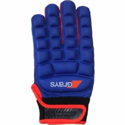 Grays International Pro Glove Neon Blue/Fluo Red Left