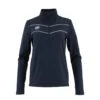 The Indian Maharadja Baroda Women Chevron Half Zip Sweater IM – Navy -Hockeywebshop t371212 nav t371212 nav 0