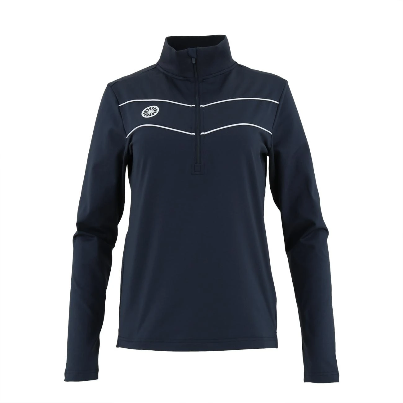 The Indian Maharadja Baroda Women Chevron Half Zip Sweater IM – Navy 3 The Indian Maharadja Baroda Women Chevron Half Zip Sweater IM – Navy